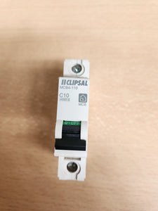 Clipsal 10 Amp Miniature Circuit Breaker MCB C Curve 1 Pole 4.5kA - MCB4-110
