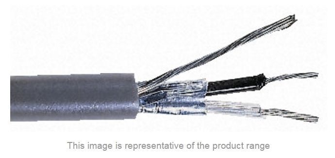 RS PRO 5281917 Screened Multipair 1 Pair Industrial Cable-100 METRE REEL