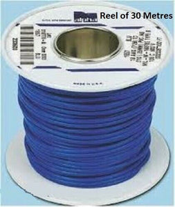 Alpha Wire 1555 BL005 Blue Hook Up Wire, 0.81 mm² CSA
