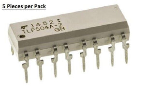 Toshiba TLP504A-2F Transistor  Quad Optocoupler, Through Hole ( Pack of 5 Pcs )