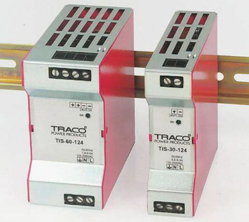 Tracopower TSL univ input DIN rail SMPSU 24-28V 30W - New in Box- TSL-030-124 - J & M Global Electronics Pty Ltd