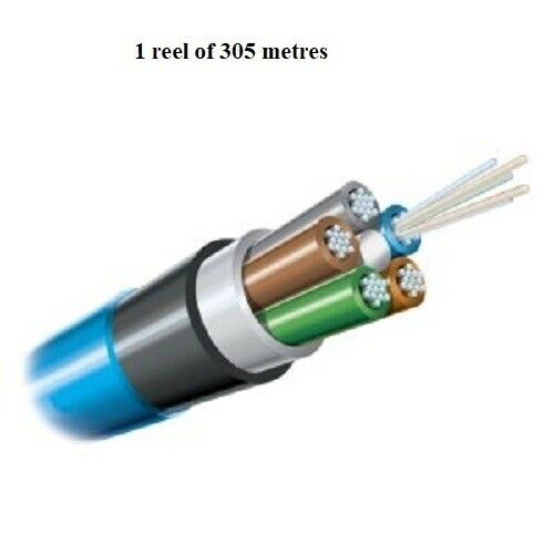 PDC Group Cable Fibre 6C L/TUBE OS2 S/M 9/125 NYL/JKT Blue - 1 reel of 305 metre