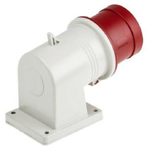 RS Pro 242.3297 IP44 Red Surface Mount Industrial Power Plug - J & M Global Electronics Pty Ltd