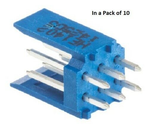 TE Connectivity 281739-3 Pitch, 6 Way Straight PCB Header (In a Pack of 10) - J & M Global Electronics Pty Ltd