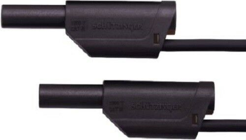 Schutzinger VSFK6001/2.5/200/SW Test lead, 32A, 1kV, Black, 2m Lead Length - J & M Global Electronics Pty Ltd