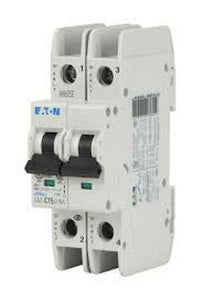 Eaton FAZ-C20/2-NA DIN Rail Mount Circuit Breaker, 20A, 2 Pole 240VAC - J & M Global Electronics Pty Ltd
