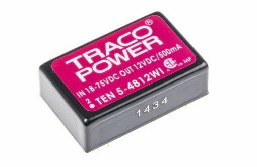 TRACOPOWER TEN 5-4812WI TEN 5WI 6W Isolated DC-DC Converter Through Hole - New - J & M Global Electronics Pty Ltd