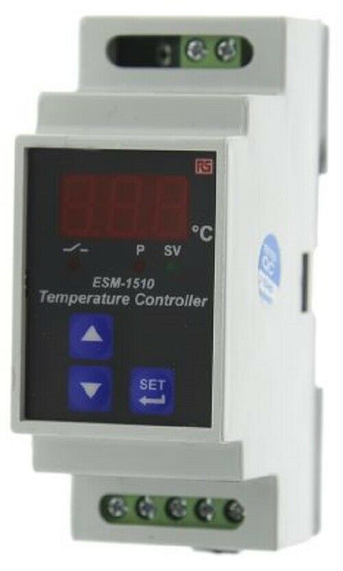 RS Pro 786-4747 On/Off Temperature Controller, 86 x 35mm, PTC Input - New - J & M Global Electronics Pty Ltd