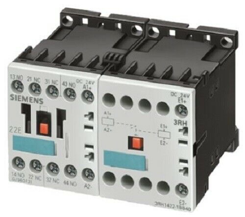 Siemens 3RH1440-1AP00 Overload Relay 4NO, 10 A, 230 V ac - New - J & M Global Electronics Pty Ltd