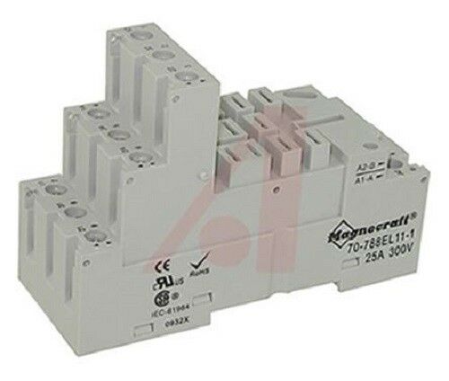 Schneider 70-788EL11-1 Electric Relay Socket for use with 788 Series Relay - J & M Global Electronics Pty Ltd