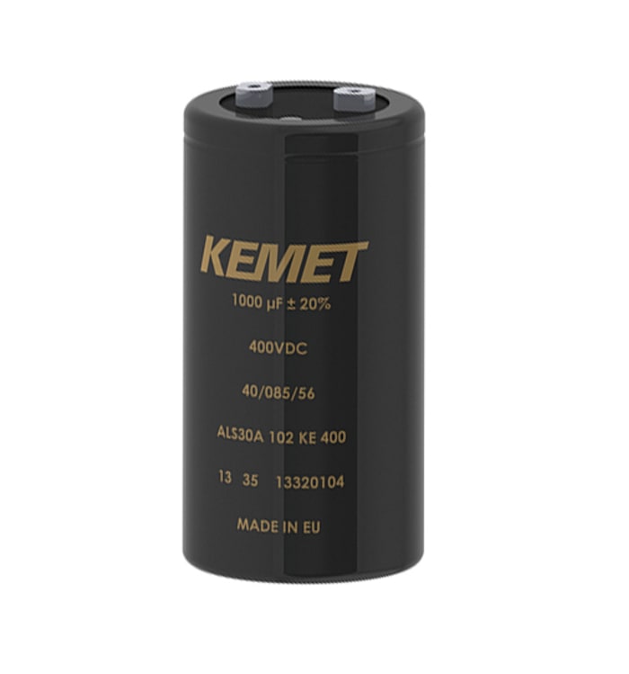 KEMET 62000μF Electrolytic Capacitor 100V dc, Screw Mount - ALS70A623NP100